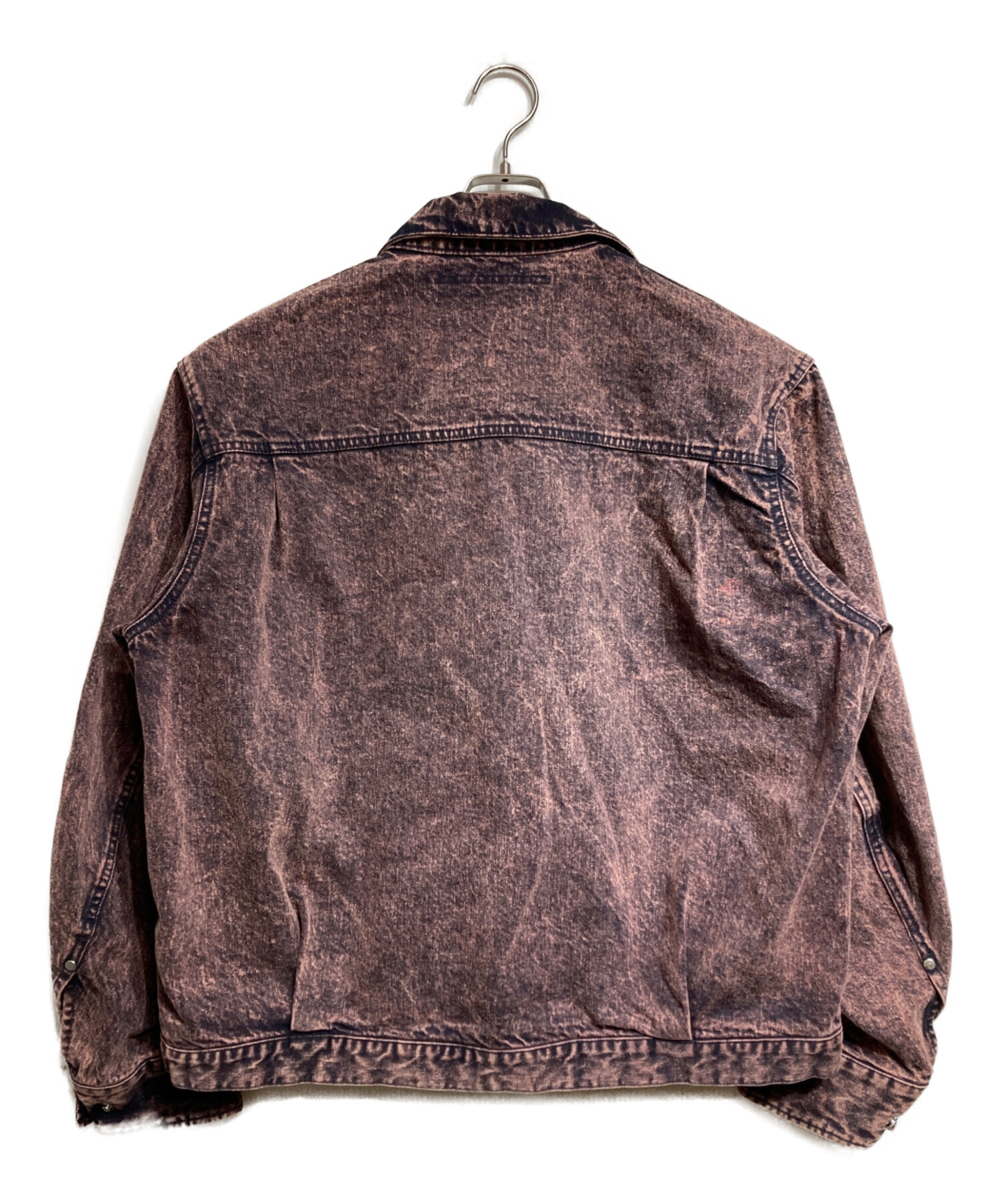 中古・古着通販】Tamme (タム) DENIM MK3 JACKET ブラック×ピンク
