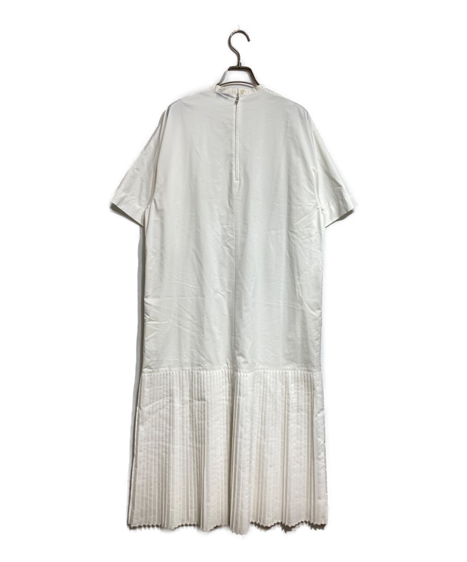 HYKE/ハイク/プリーツシャツドレス/ワンピース 中古・古着通販】HYKE (ハイク) T/C PLEATED SHIRT DRESS/プリーツ