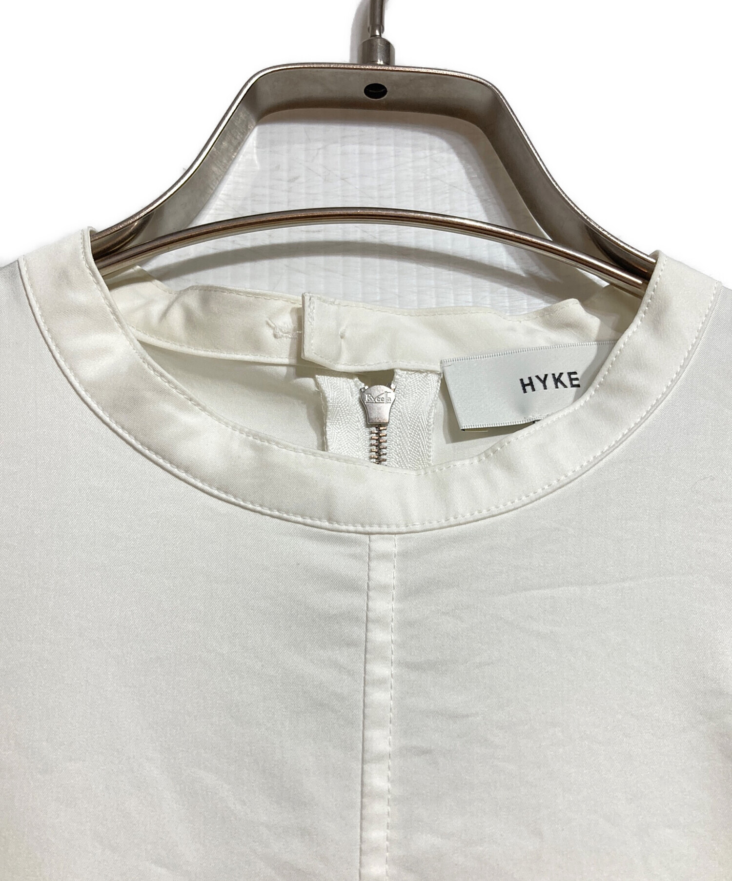 HYKE/ハイク/プリーツシャツドレス/ワンピース 中古・古着通販】HYKE (ハイク) T/C PLEATED SHIRT DRESS/プリーツ