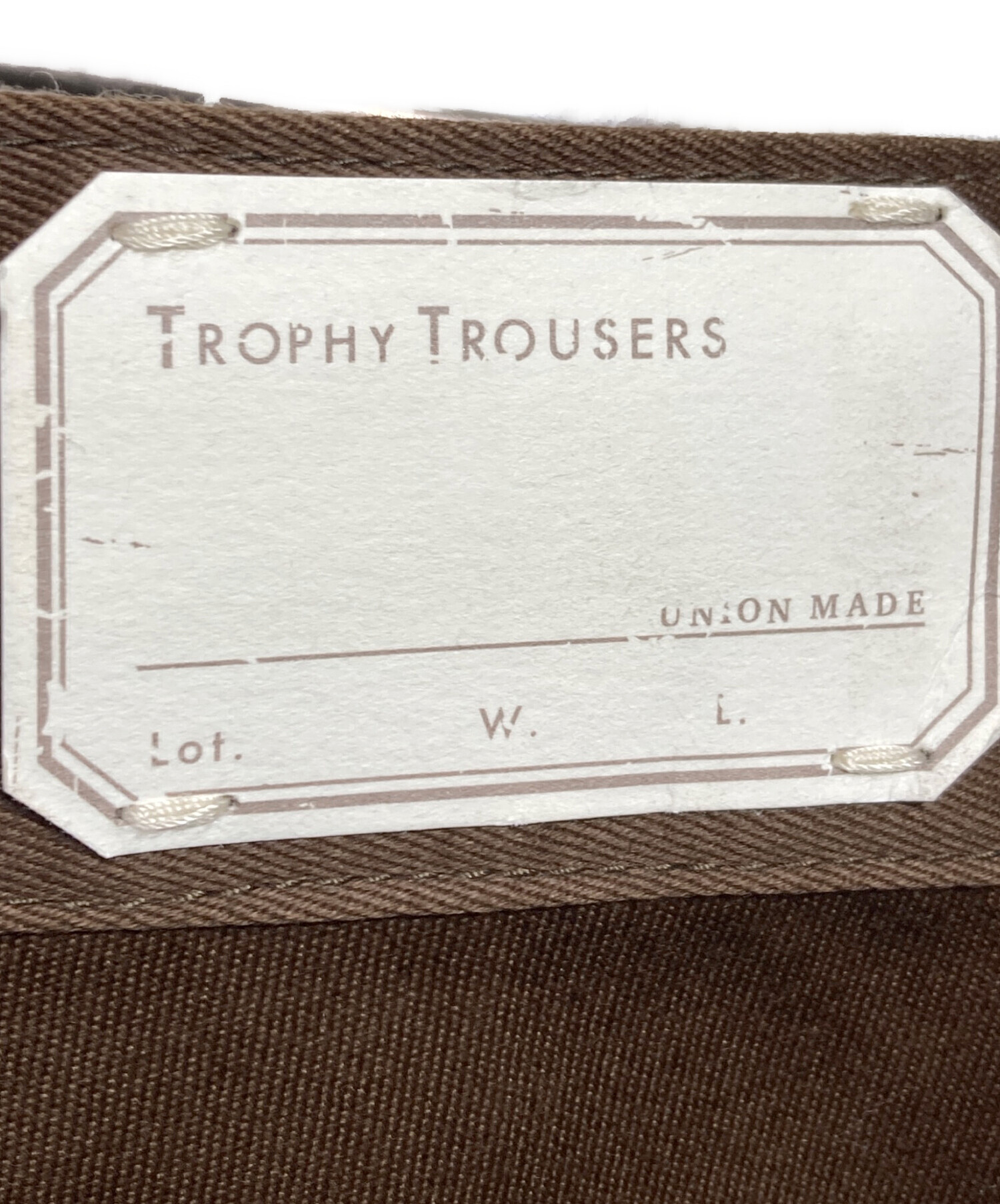 中古・古着通販】Trophy Clothing (トロフィークロージング) チノ