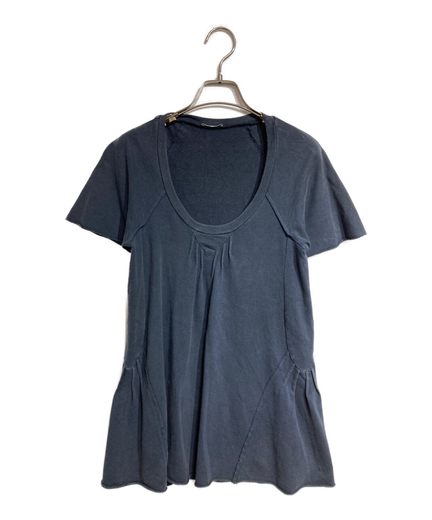 M♪様 トップス Fブルー 中古・古着通販】MIU MIU (ミュウミュウ) デザインカットソー/Designer