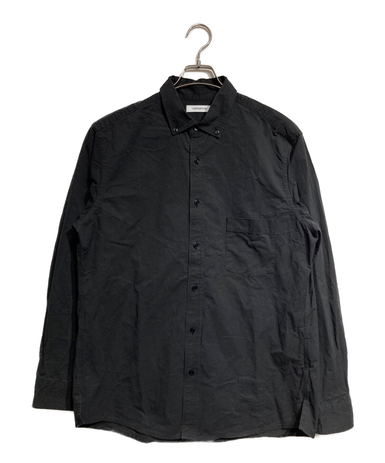nonnative DWELLER B.D. SHIRT 2 黒 BDシャツ 中古・古着通販】nonnative (ノンネイティブ) DWELLER B.D. SHIRT