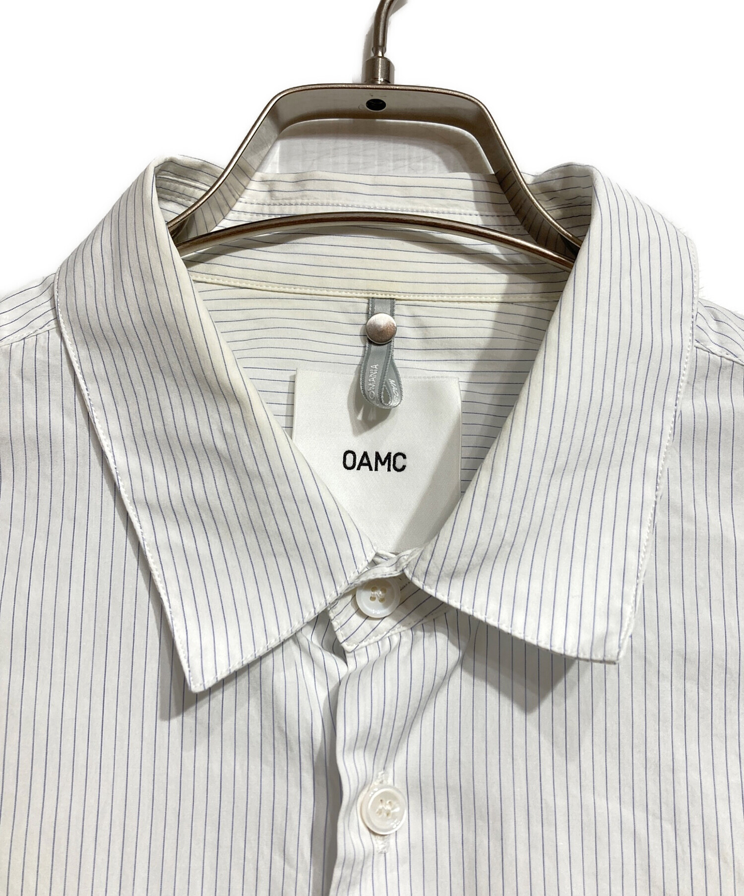 中古・古着通販】OAMC (オーエーエムシー) ストライプシャツ/Striped
