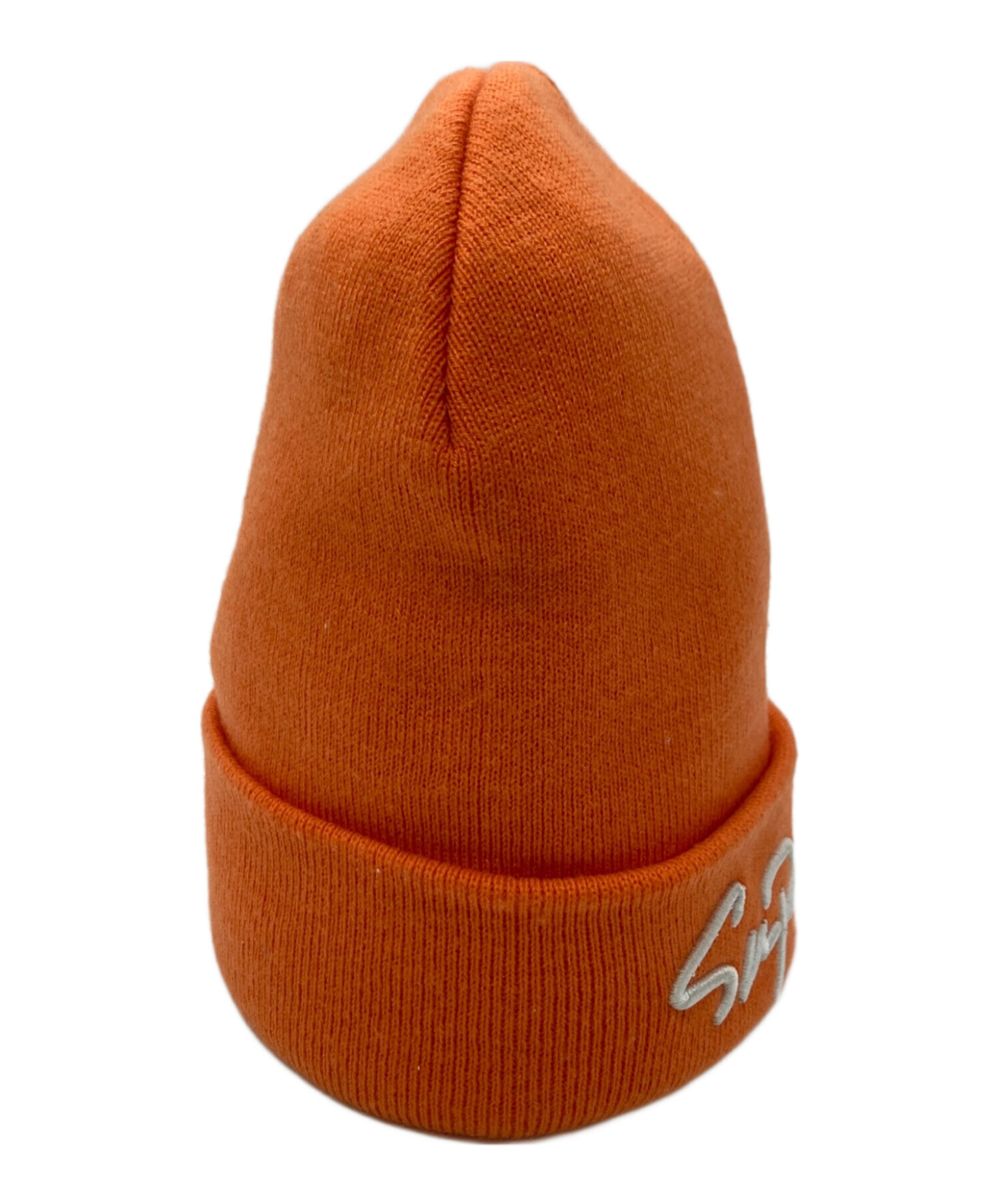 中古・古着通販】SUPREME (シュプリーム) ニット帽 オレンジ サイズ