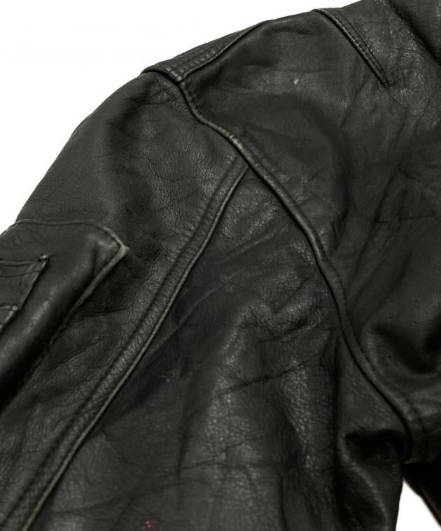 中古・古着通販】ROCKLAND (ロックランド) レザーボンバージャケット