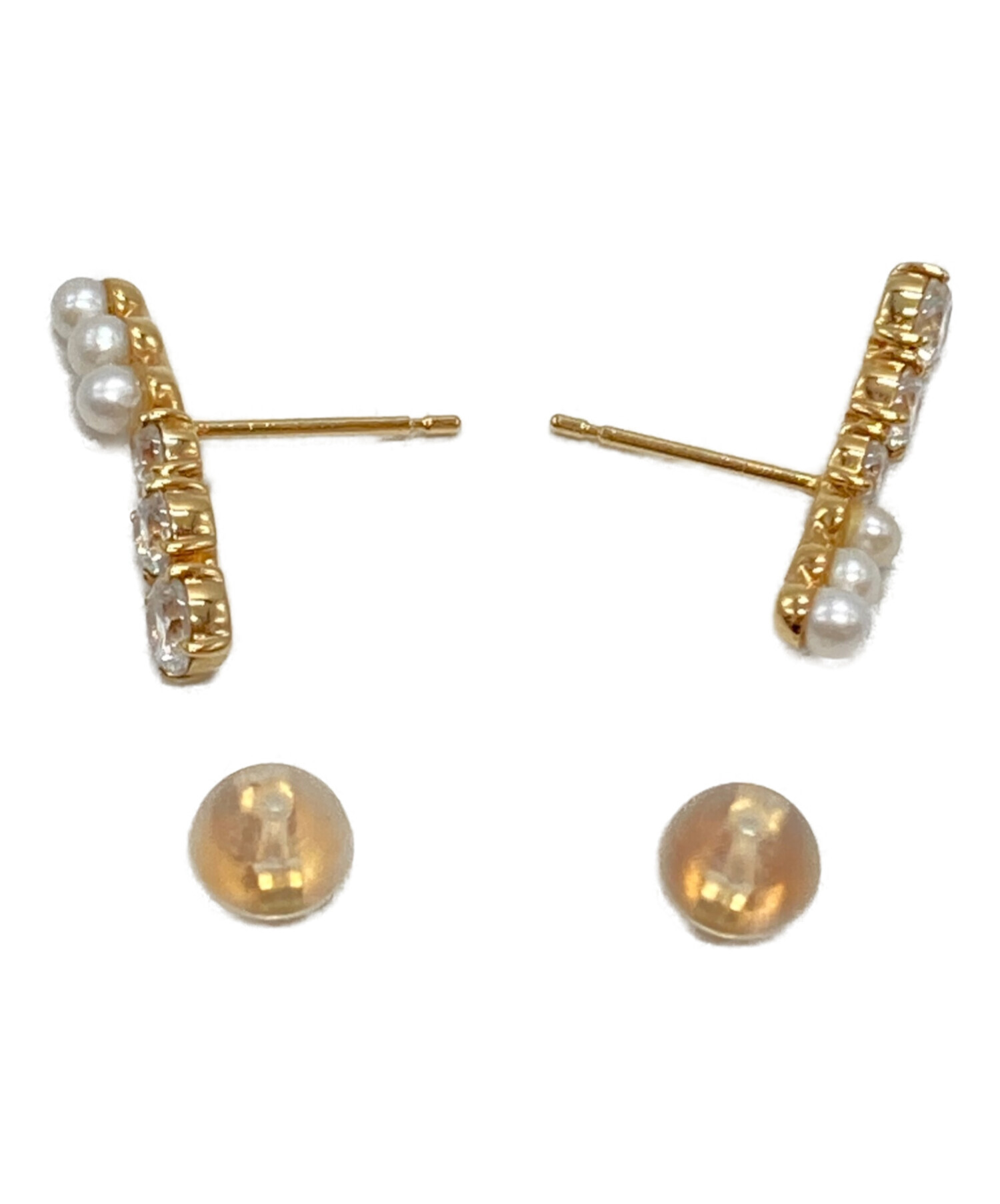中古・古着通販】ete (エテ) パールドレスアップピアス/Pearl Dress-Up 