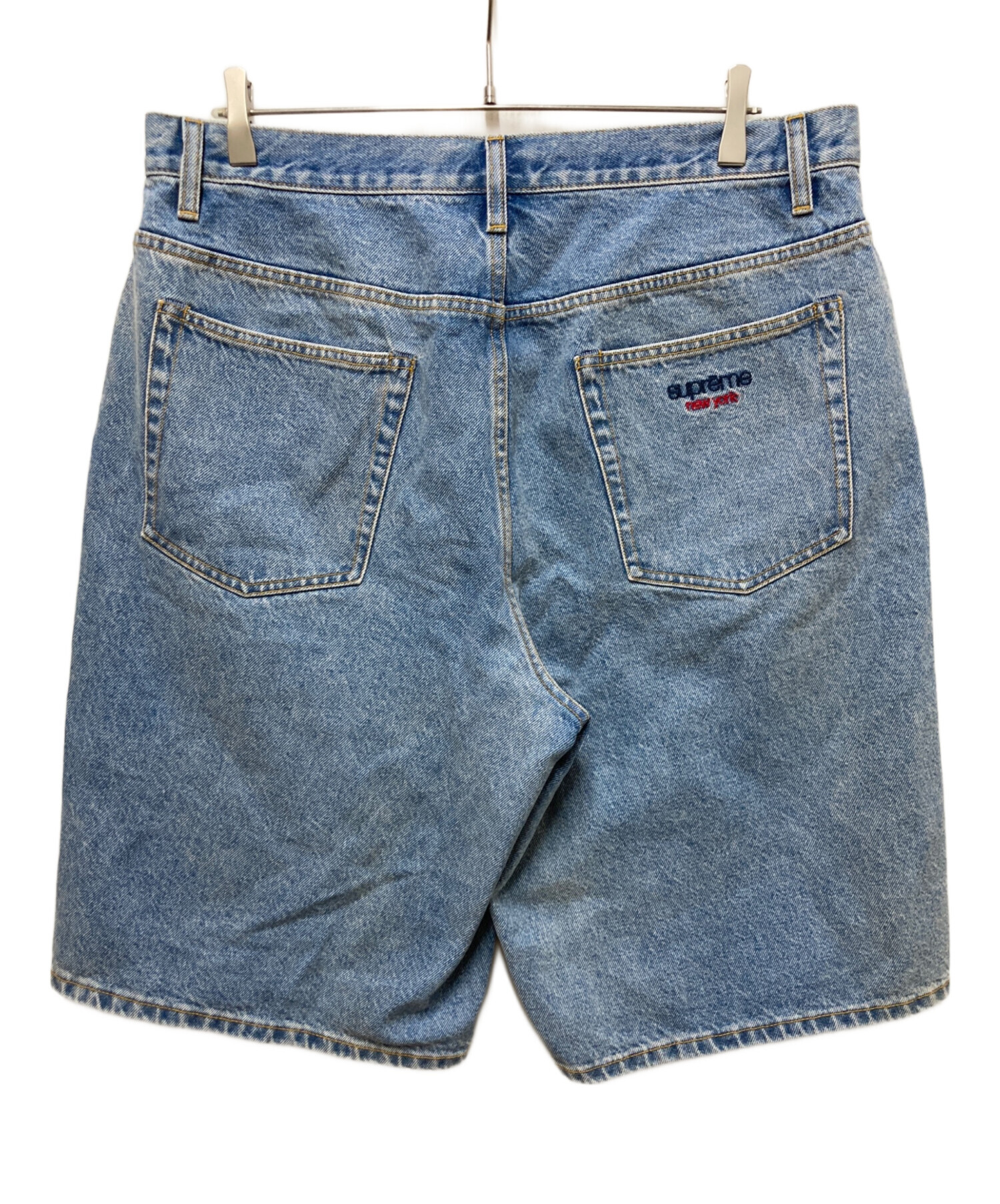 Supreme デニム ショートパンツ 34インチ　シュプリーム　古着　短パン 中古・古着通販】SUPREME (シュプリーム) Baggy Denim Short Washed