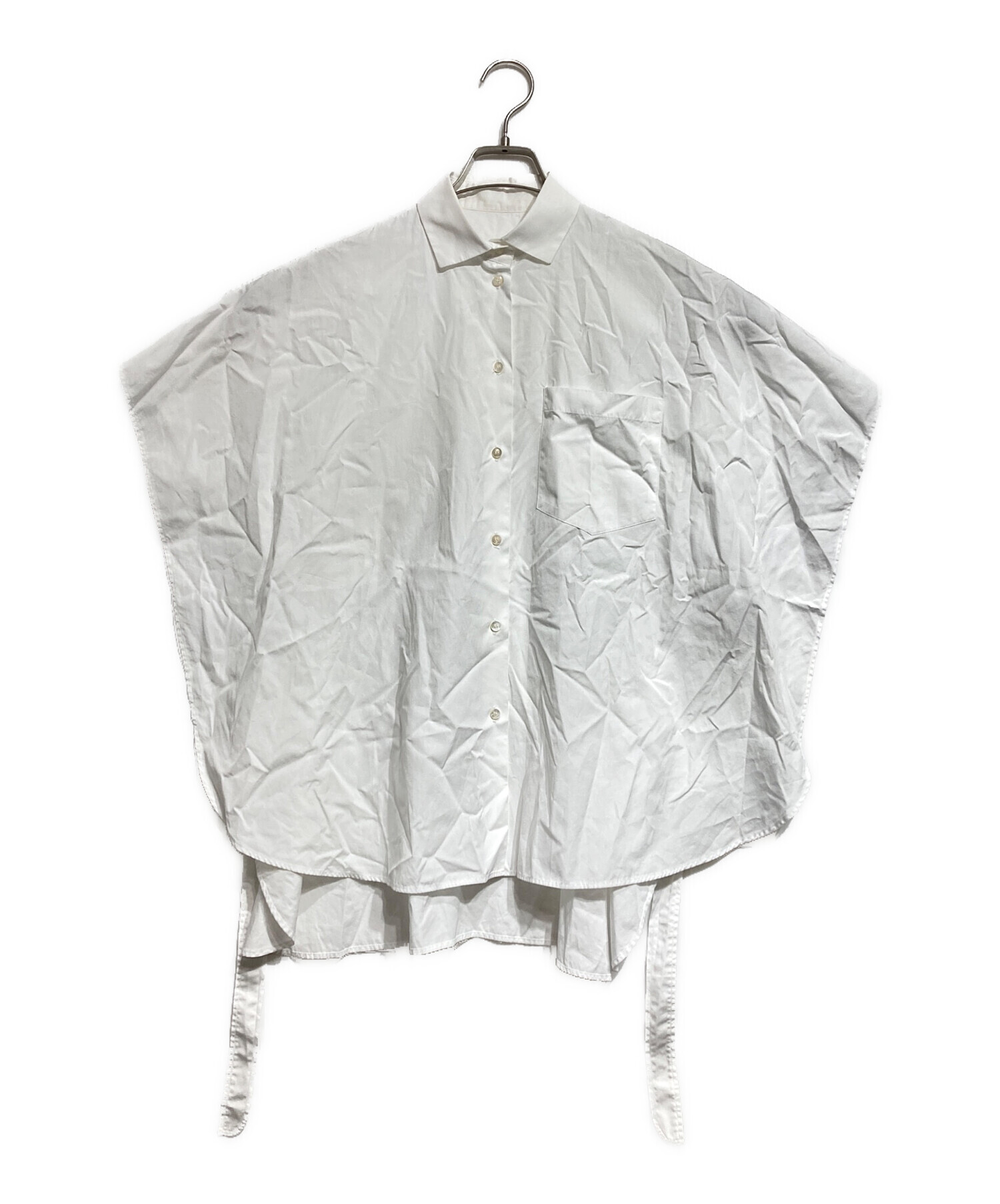 中古・古着通販】VALENTINO (ヴァレンティノ) ポンチョシャツ ホワイト