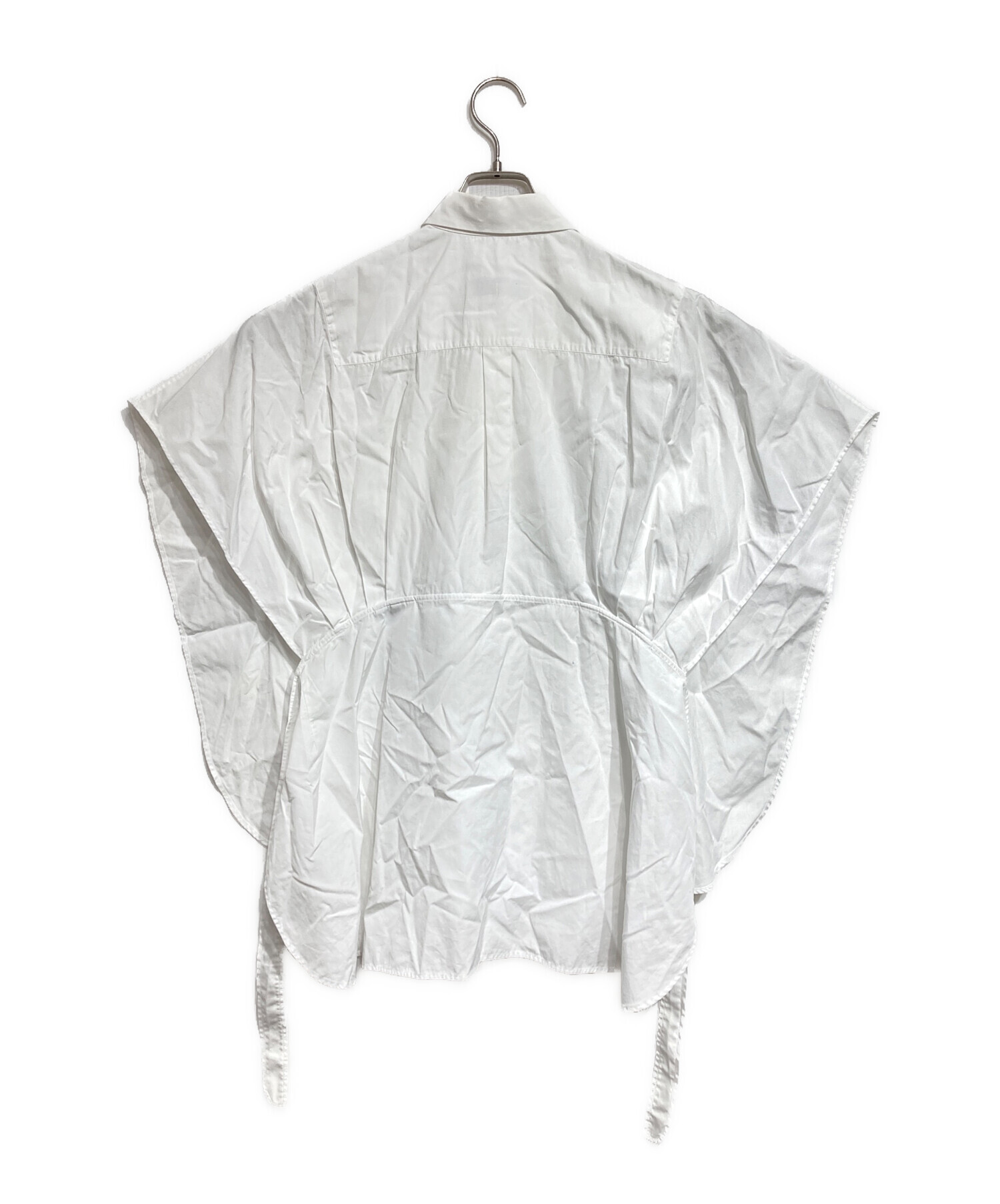 中古・古着通販】VALENTINO (ヴァレンティノ) ポンチョシャツ ホワイト
