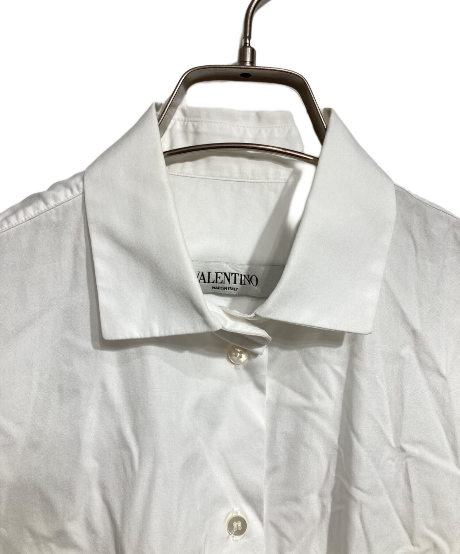 中古・古着通販】VALENTINO (ヴァレンティノ) ポンチョシャツ ホワイト