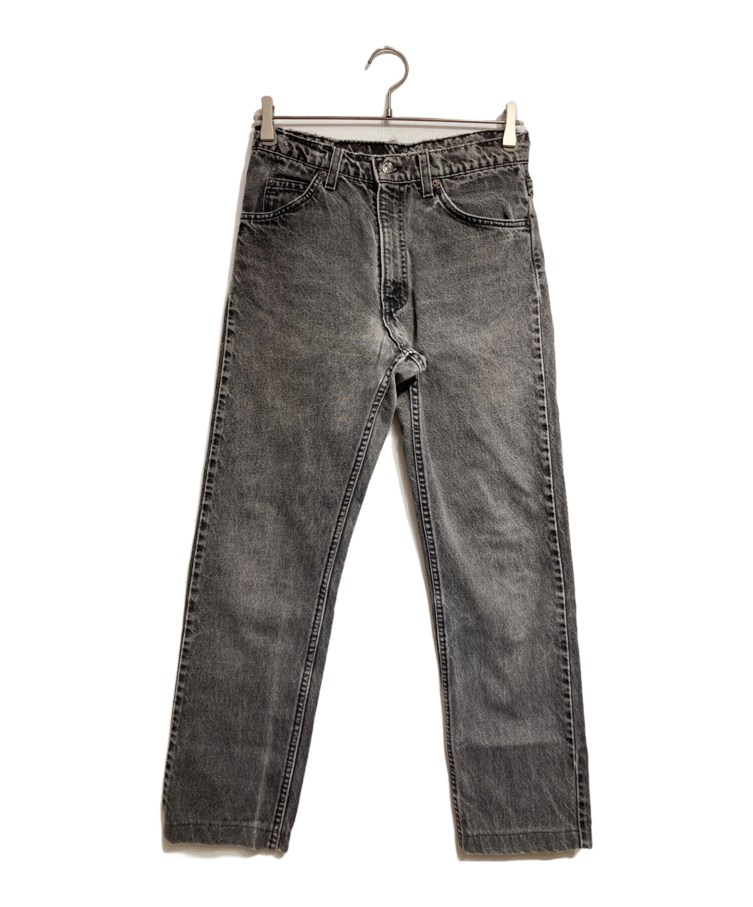 中古・古着通販】LEVI'S (リーバイス) 505先染めデニムパンツ ブラック