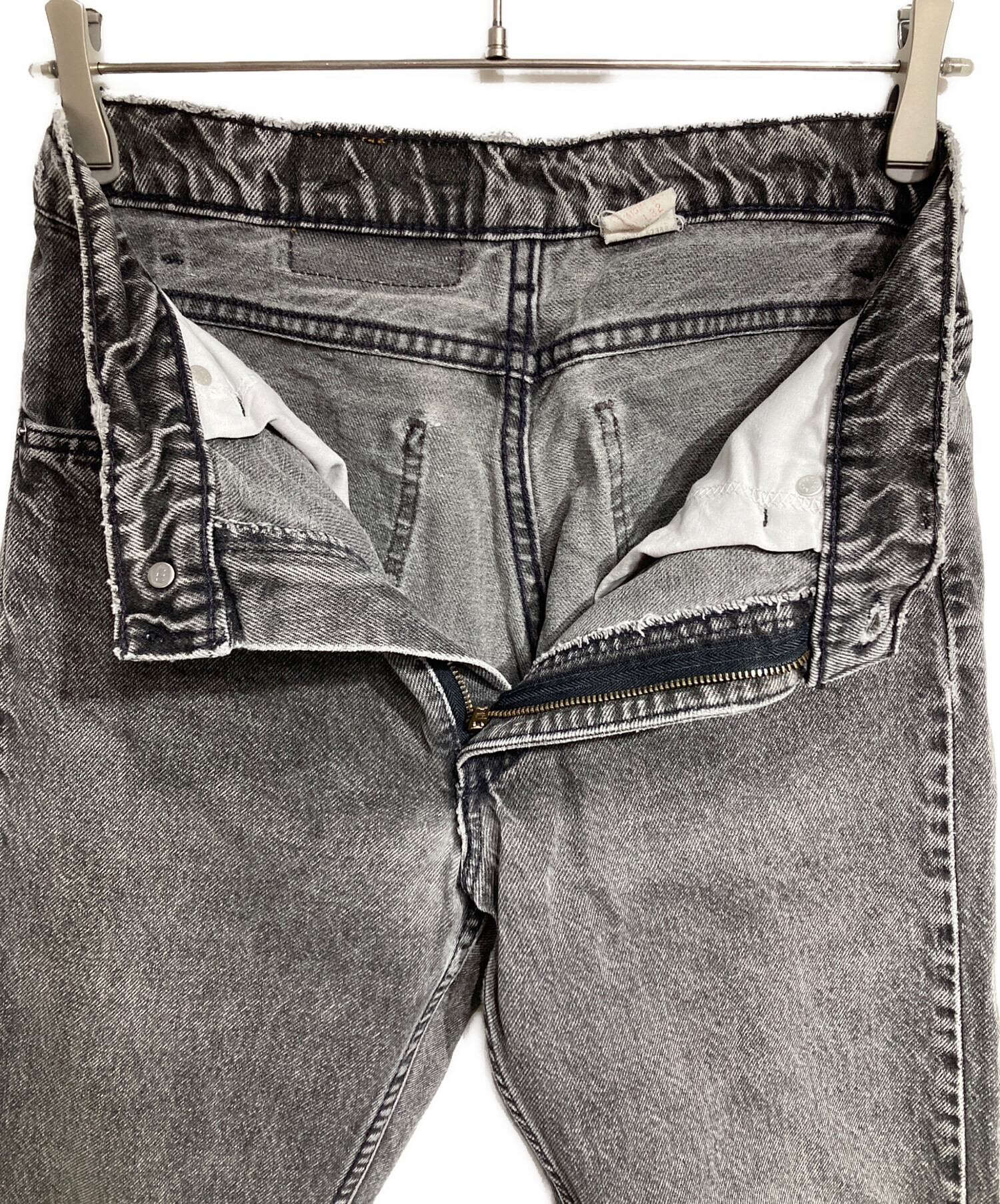 中古・古着通販】LEVI'S (リーバイス) 505先染めデニムパンツ ブラック