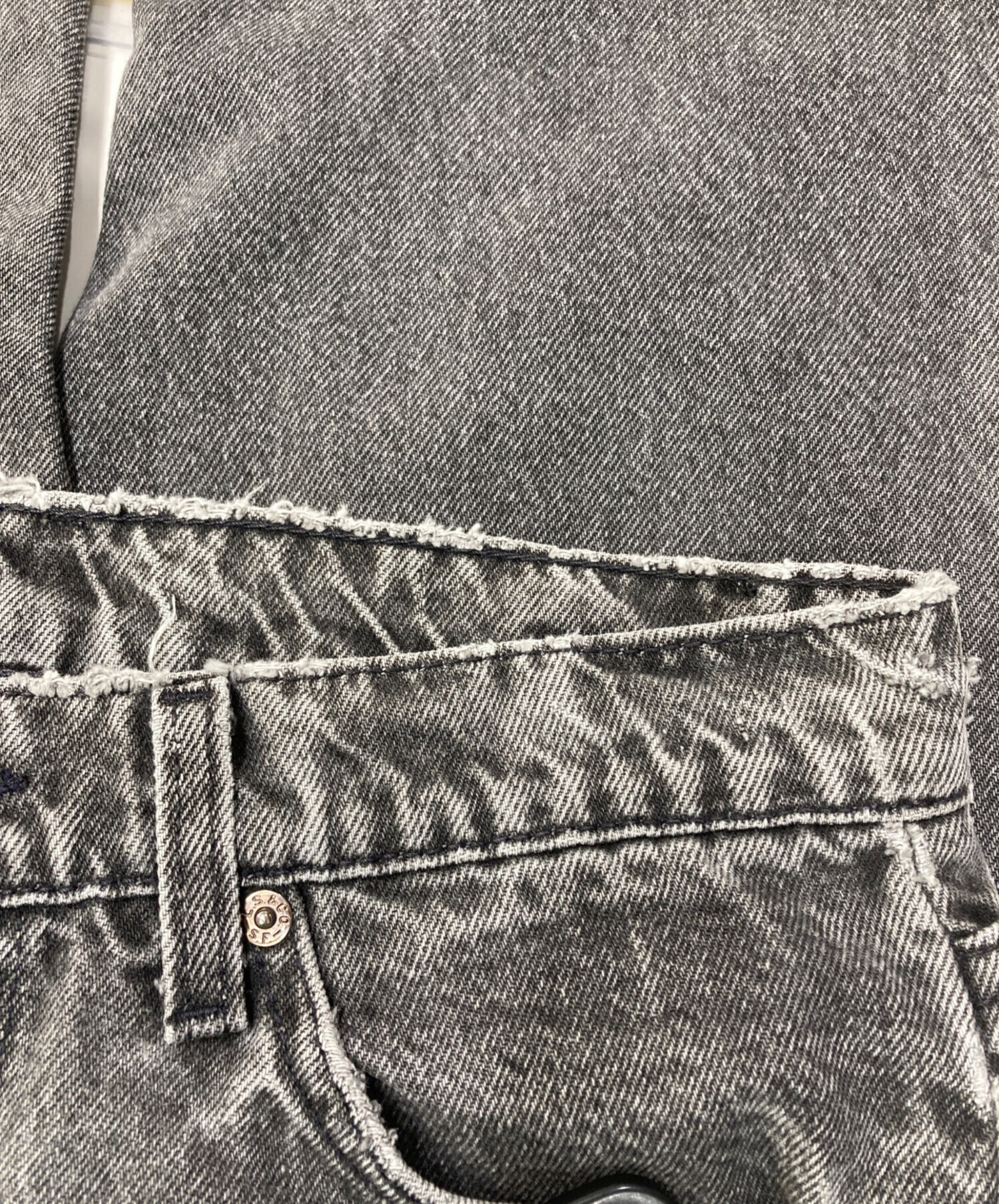中古・古着通販】LEVI'S (リーバイス) 505先染めデニムパンツ ブラック