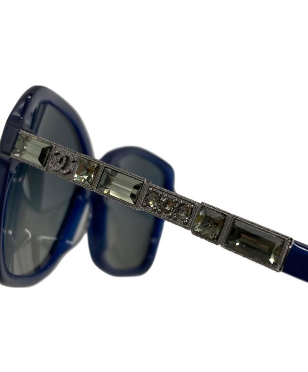 中古・古着通販】CHANEL (シャネル) ラインストーン付 サングラス