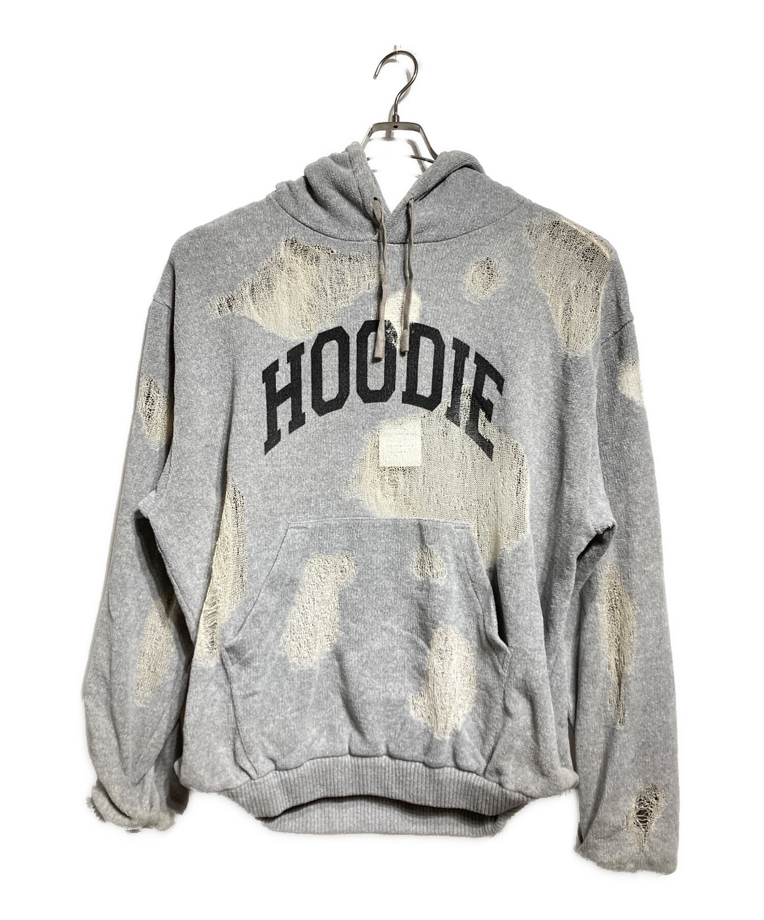 中古・古着通販】doublet (ダブレット) RIPPED OFF KNIT HOODIE