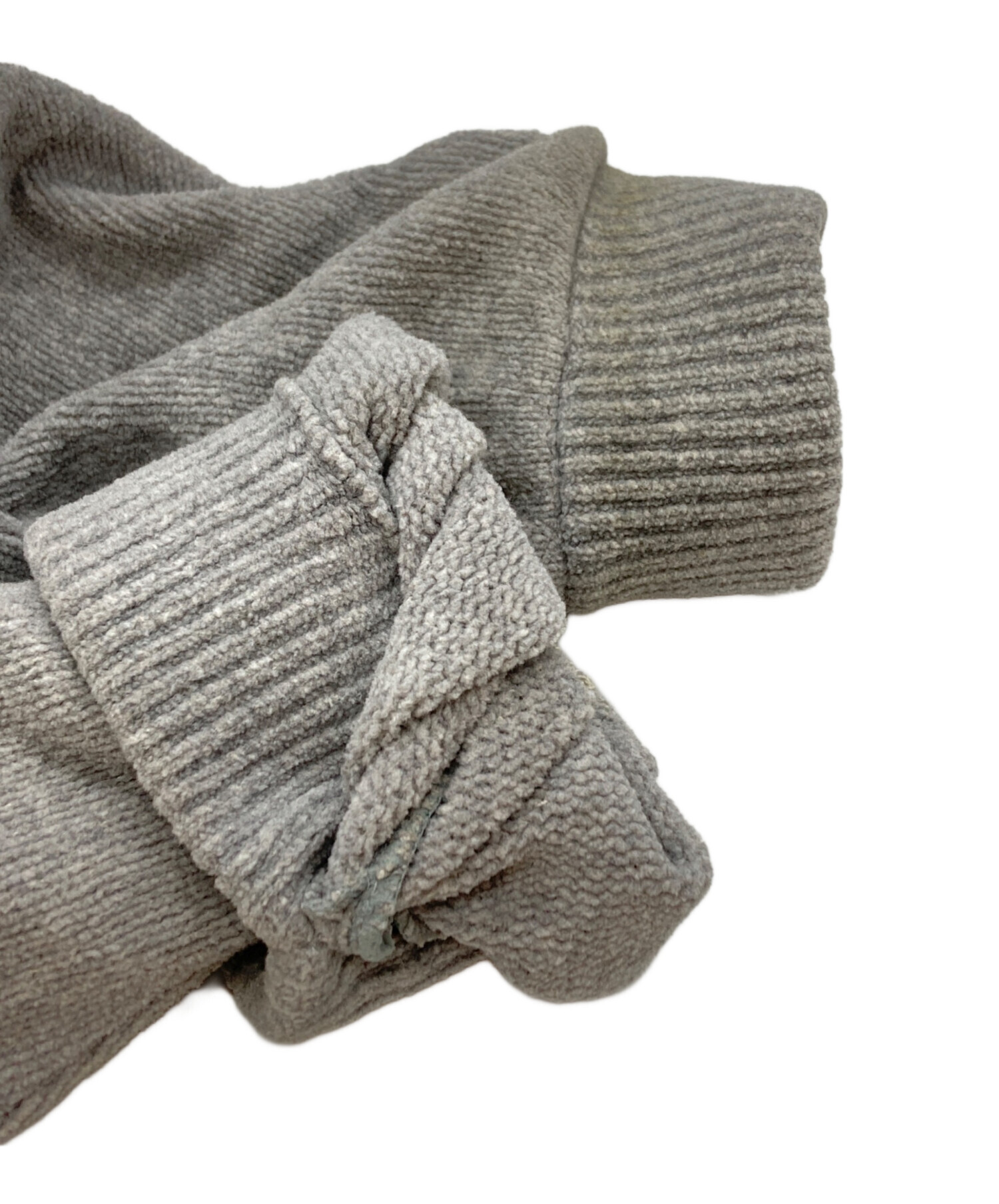 中古・古着通販】doublet (ダブレット) RIPPED OFF KNIT HOODIE