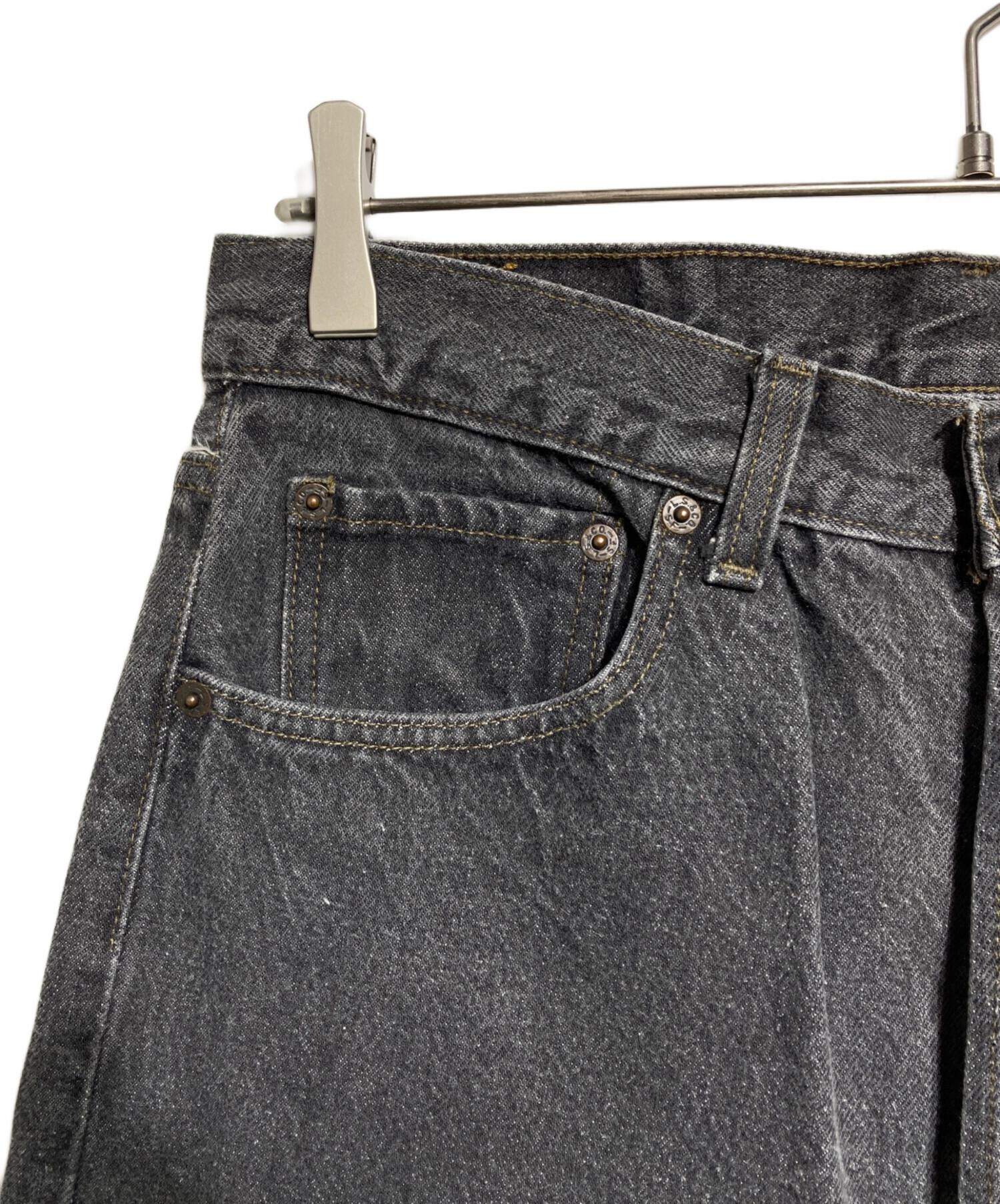 中古・古着通販】LEVI'S (リーバイス) 90'S 先染めサルファブラック