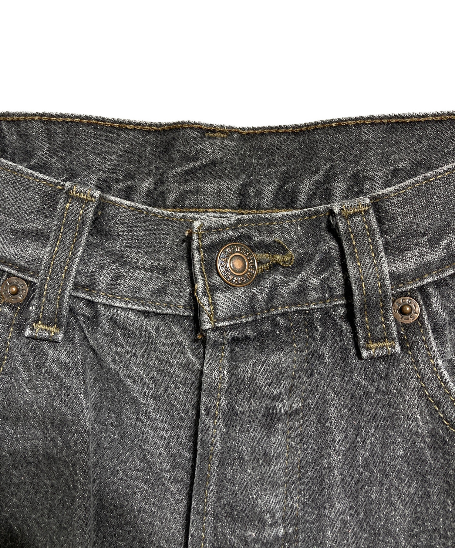 中古・古着通販】LEVI'S (リーバイス) 90'S 先染めサルファブラック