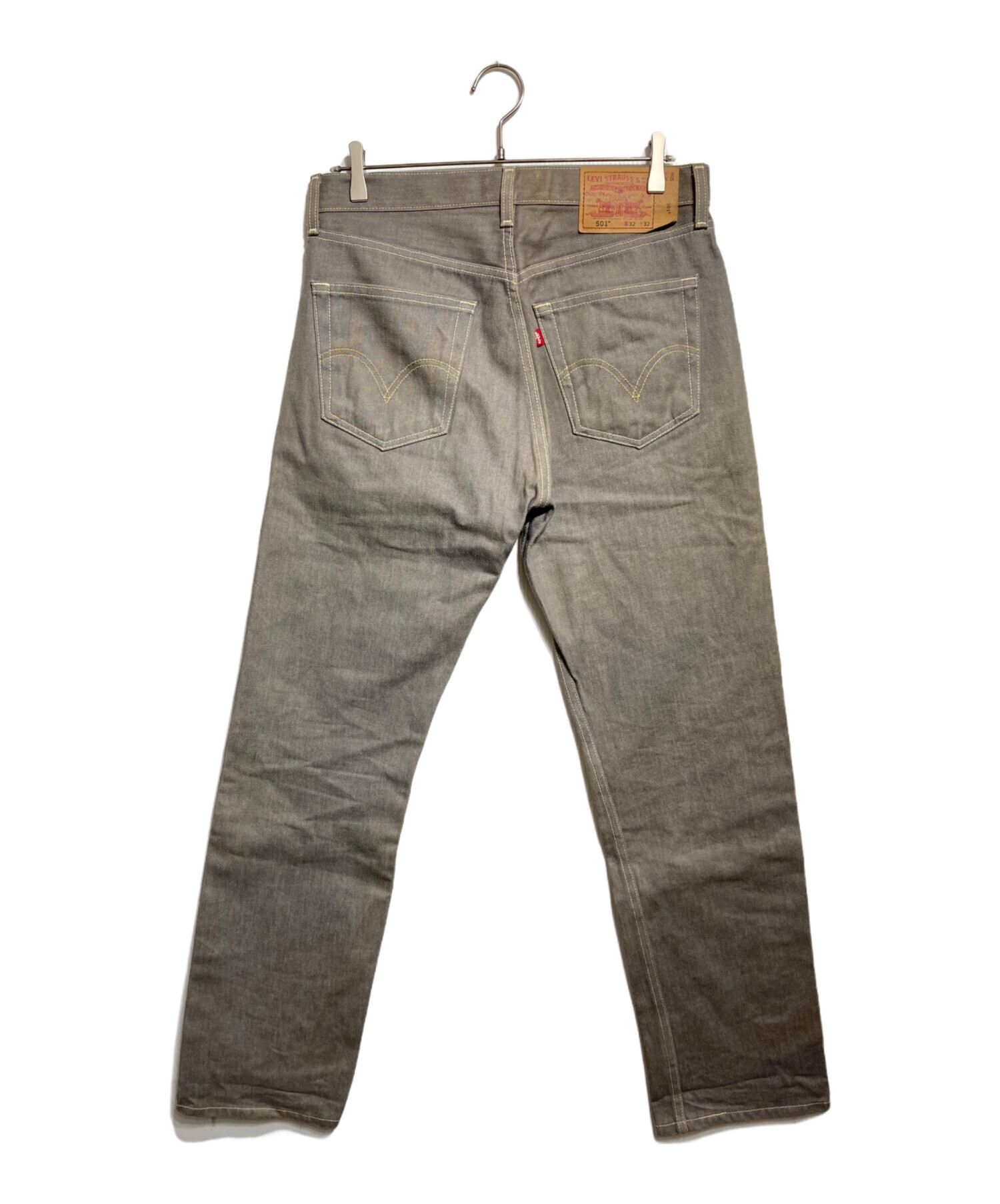 Levis 501 デニムパンツ グレー W32 L32 - パンツオンライン