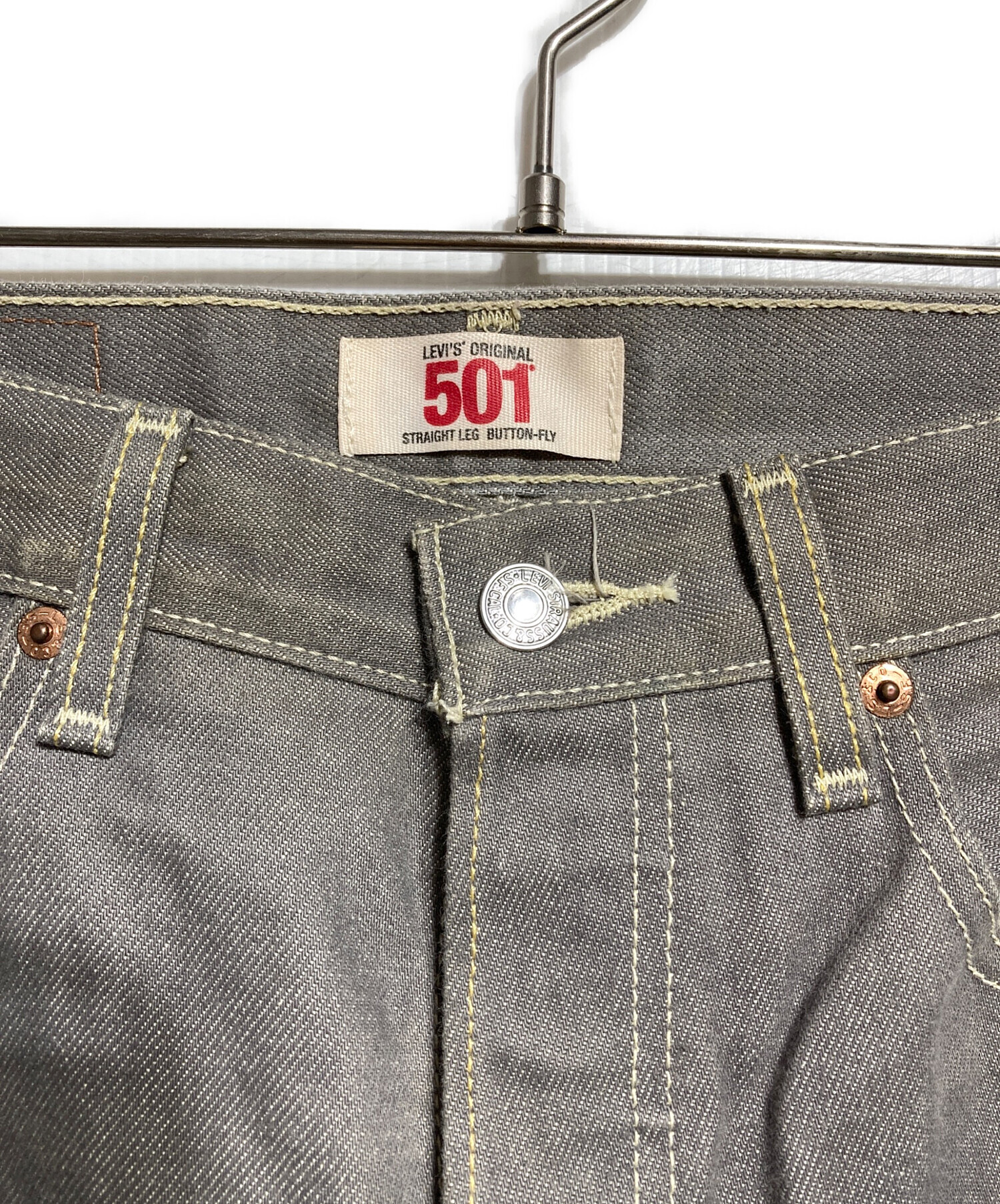 中古・古着通販】LEVI'S (リーバイス) 501ボタンフライデニムパンツ