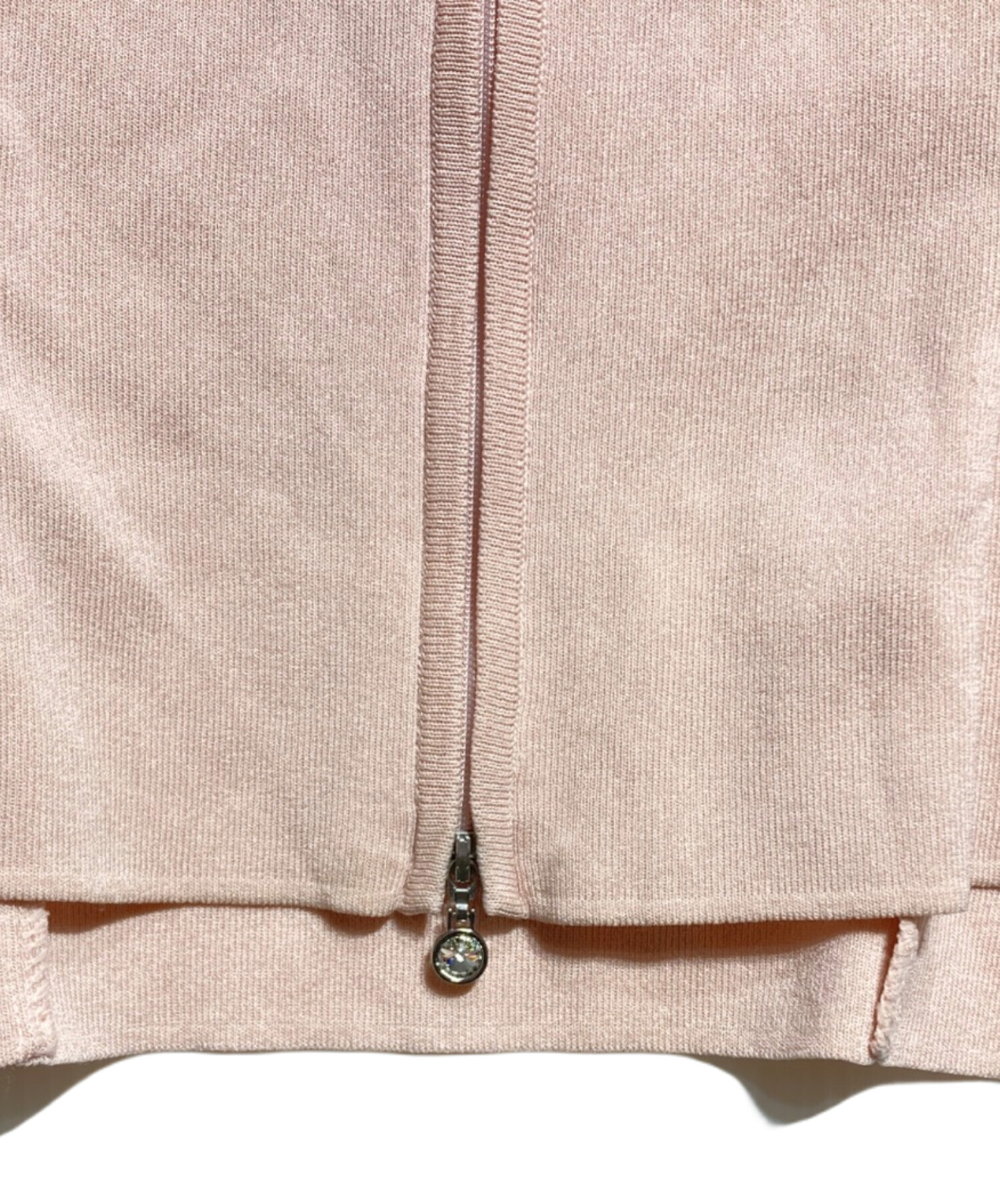 【René ルネ 】定価36,000円冷房よけピークスカーディガン 36 中古・古着通販】Rene (ルネ) ジップアップカーディガン ピンク サイズ