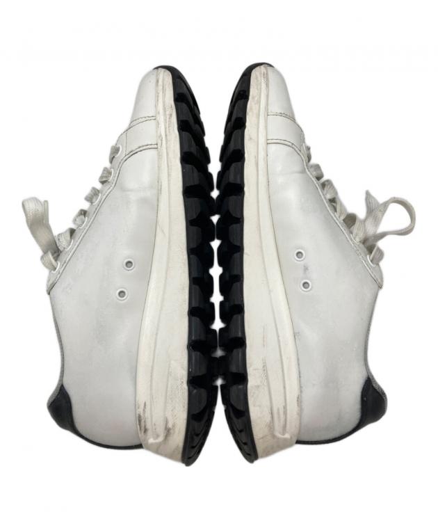 中古・古着通販】PRADA (プラダ) サイドロゴ レザー ローカット
