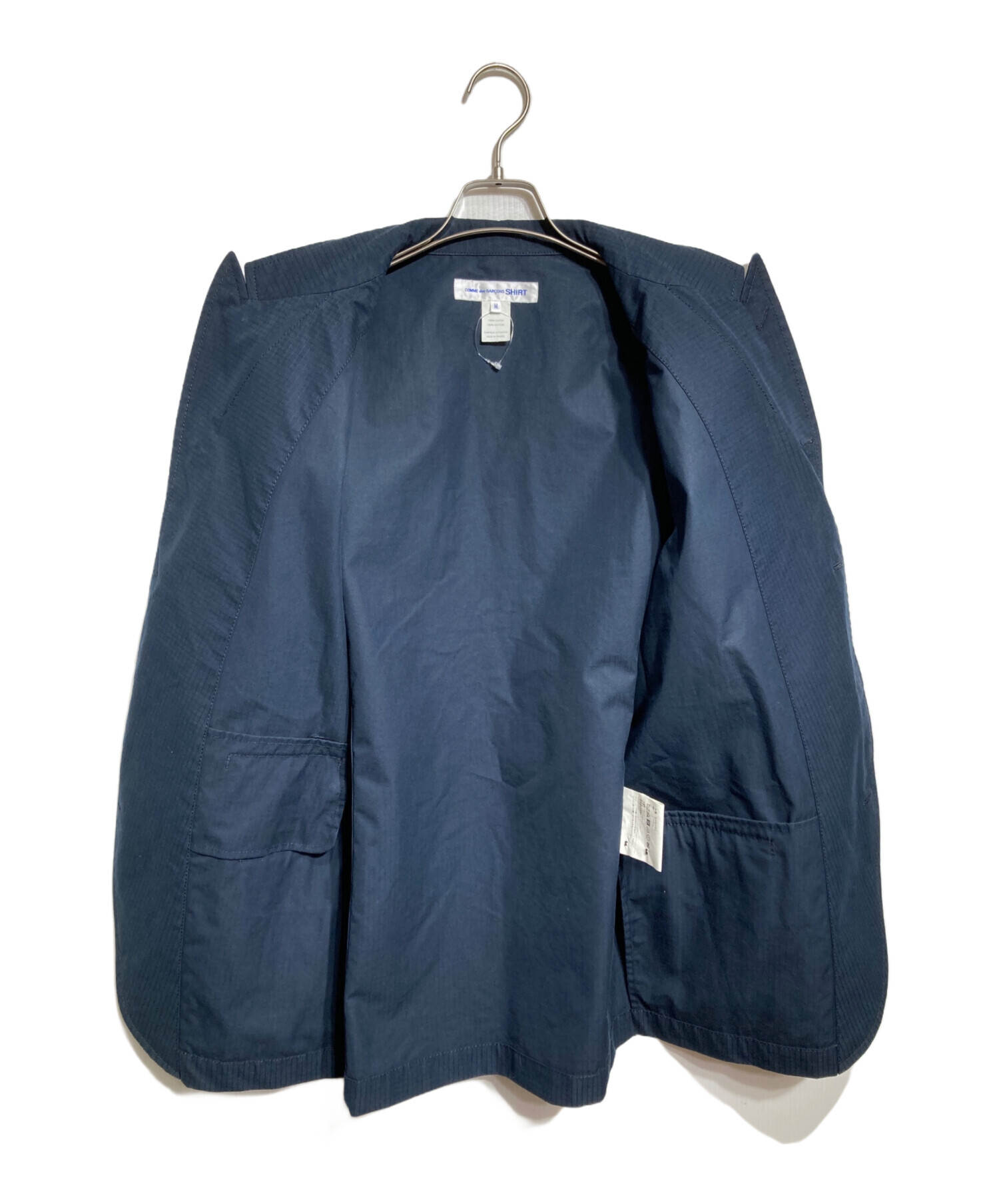 T*O様 【未使用品】COMME des GARÇONS ネイビーショートジャケ 中古・古着通販】COMME des GARCONS SHIRT (コムデギャルソンシャツ
