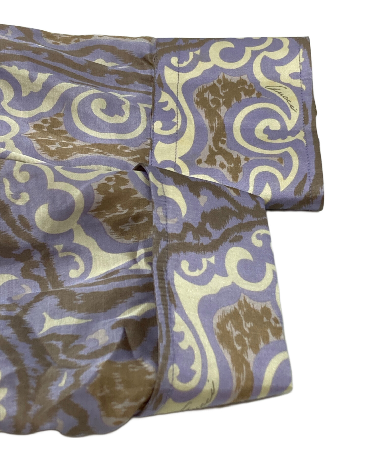 中古・古着通販】GUCCI (グッチ) 総柄シルクシャツ/All-over print