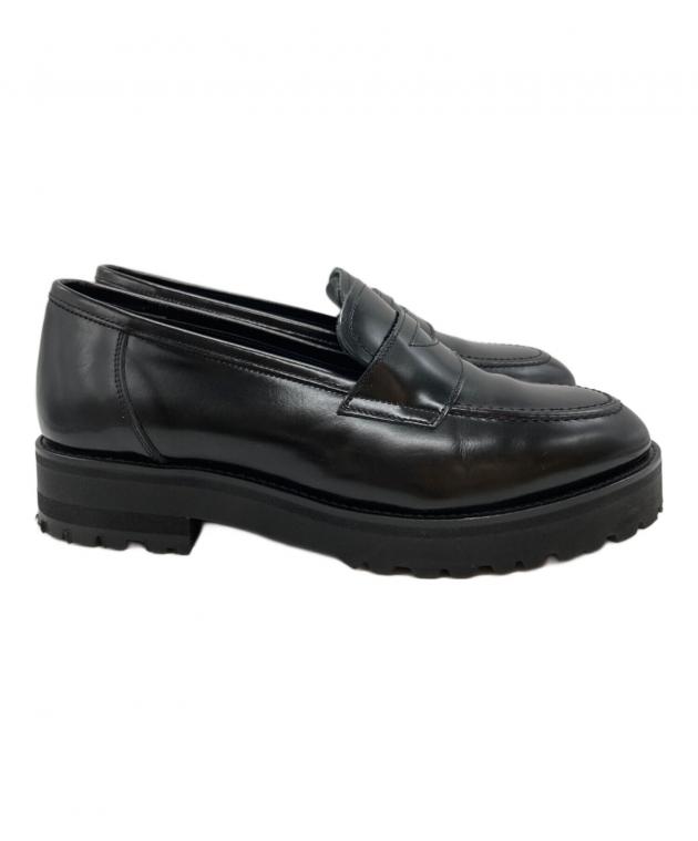 【新品未使用】ADELO ローファー25.0 中古・古着通販】ADELO (アデロ) ローファー/Loafer ブラック サイズ