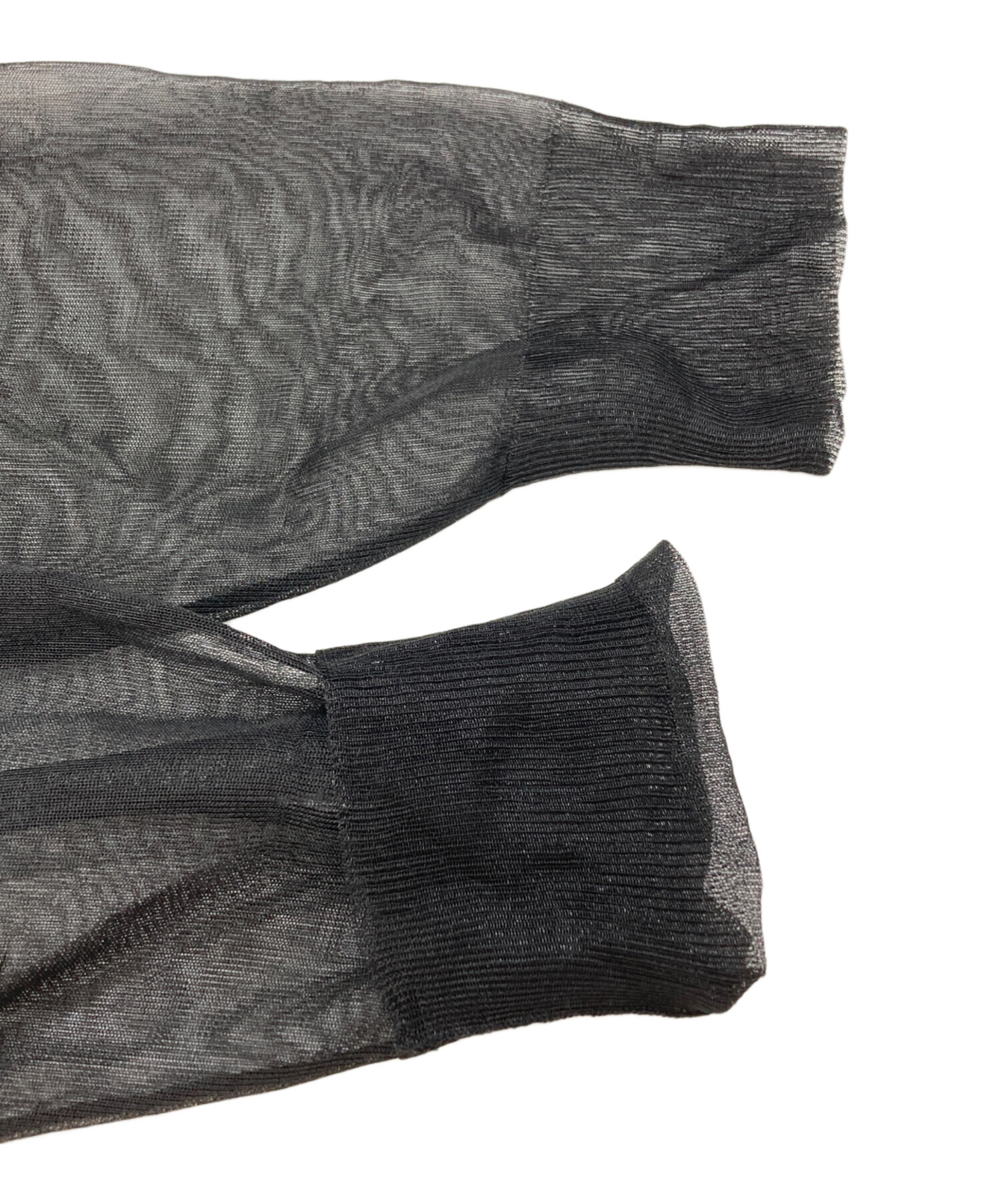 中古・古着通販】HYKE (ハイク) SHEER CREW NECK SWEATER/シアークルー