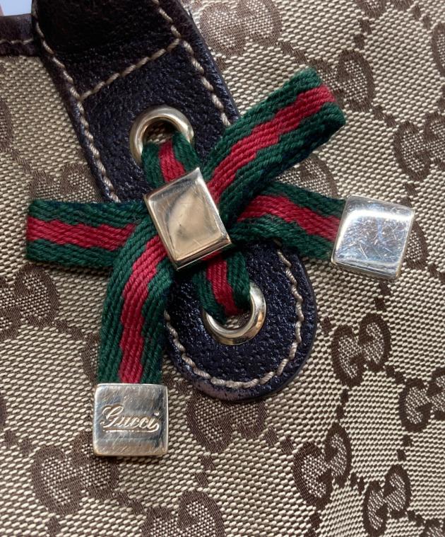 中古・古着通販】GUCCI (グッチ) GG柄 プリンシーライン トートバッグ