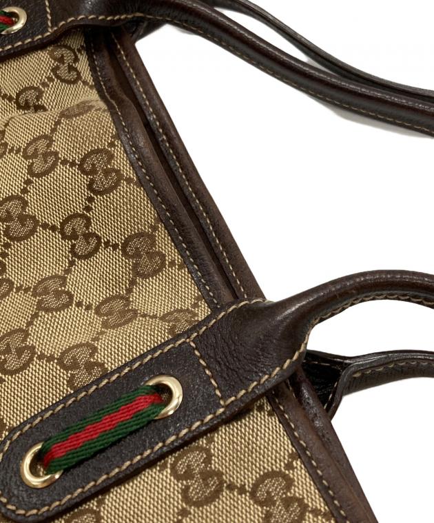 中古・古着通販】GUCCI (グッチ) GG柄 プリンシーライン トートバッグ
