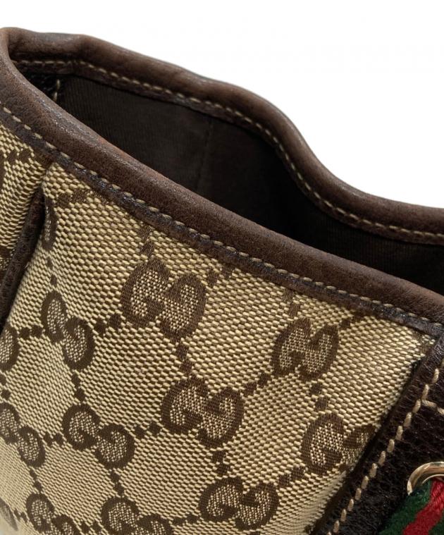 中古・古着通販】GUCCI (グッチ) GG柄 プリンシーライン トートバッグ