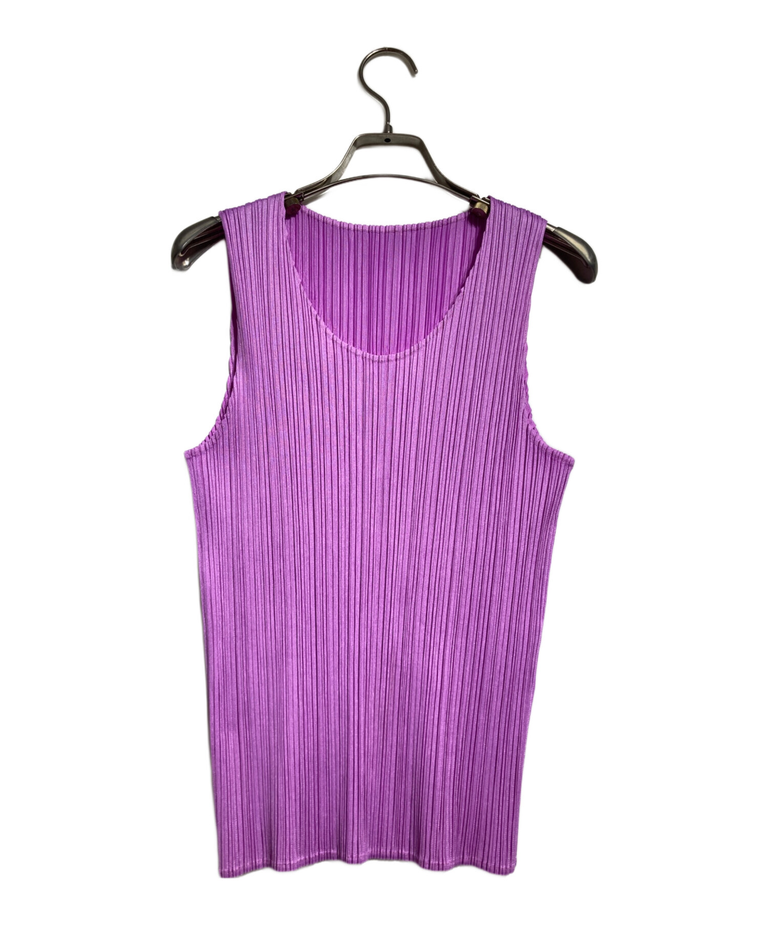 *PLATS PLEASE* プリーツタンクトップチェック 中古・古着通販】PLEATS PLEASE (プリーツプリーズ) プリーツタンク