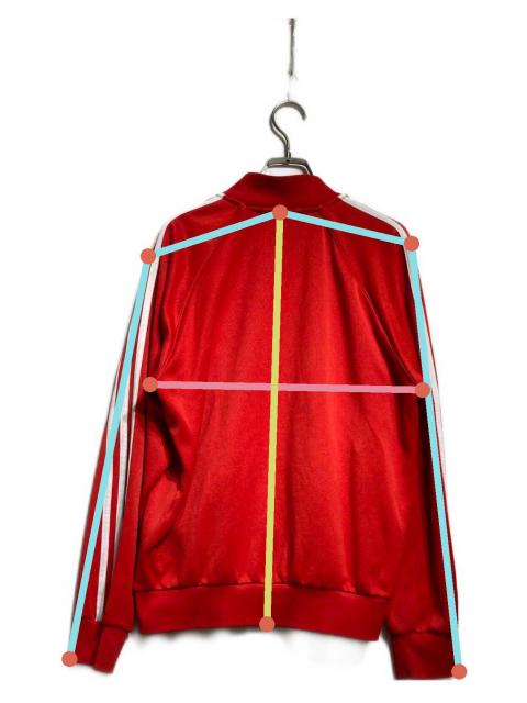 古着好き◎アディダス オリジナルス トラックジャケット トレフォイル 中古・古着通販】adidas (アディダス) トラックジャケット レッド
