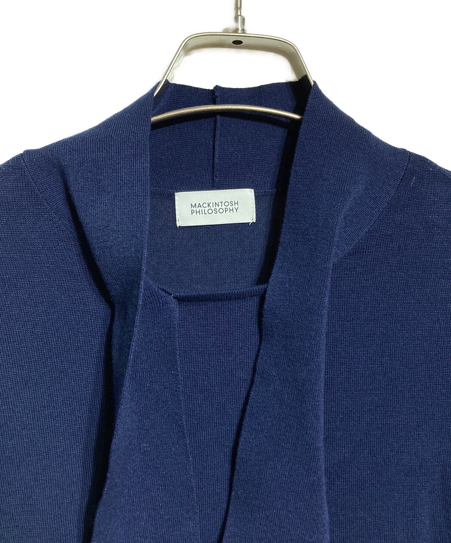 MACKINTOSH - MACKINTOSH マッキントッシュ ニット・セーター 38(S位) 紺 【古着】【中古】 中古・古着通販】MACKINTOSH PHILOSOPHY (マッキントッシュ