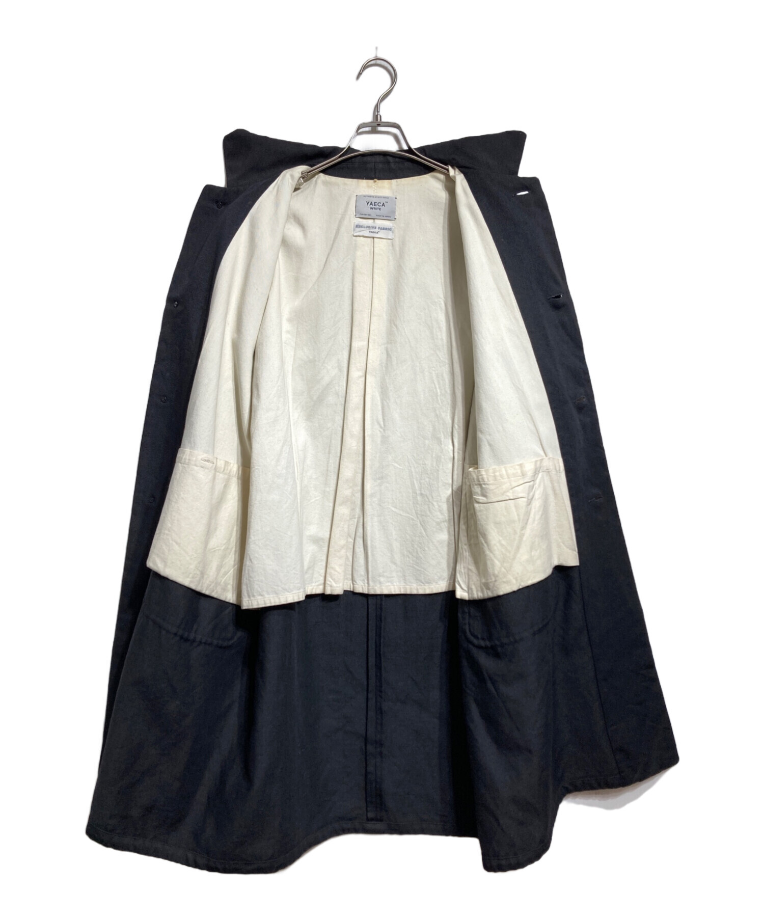 中古・古着通販】YAECA (ヤエカ) ダスターコート/DUSTER COAT ブラック