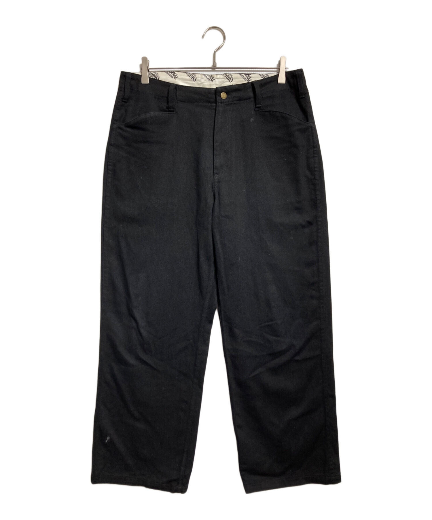 TENDERLOIN ブラック ワークパンツ　L サイズ 中古・古着通販】TENDERLOIN (テンダーロイン) WORK PANTS/ワーク
