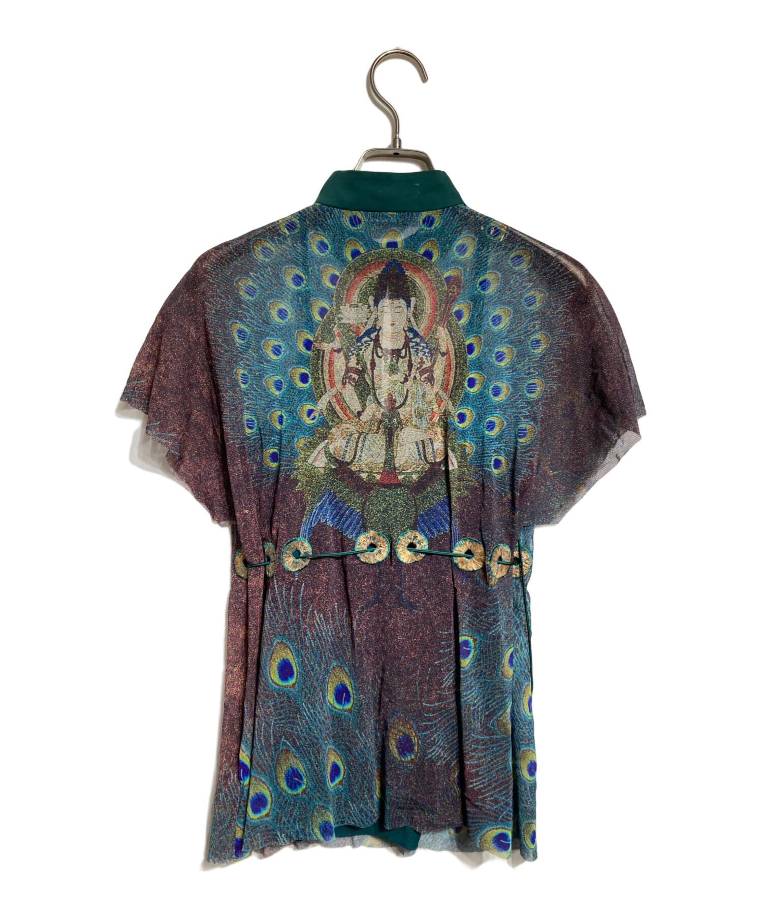 ヴィヴィアンタム　パワーネットトップス　VIVIENNE TAM 中古・古着通販】VIVIENNE TAM (ヴィヴィアンタム) クジャク柄パワー