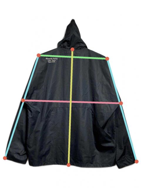 【DAIRIKU】 anorak hoodie アノラックパーカー 中古・古着通販】DAIRIKU (ダイリク) アノラックパーカー ブラック
