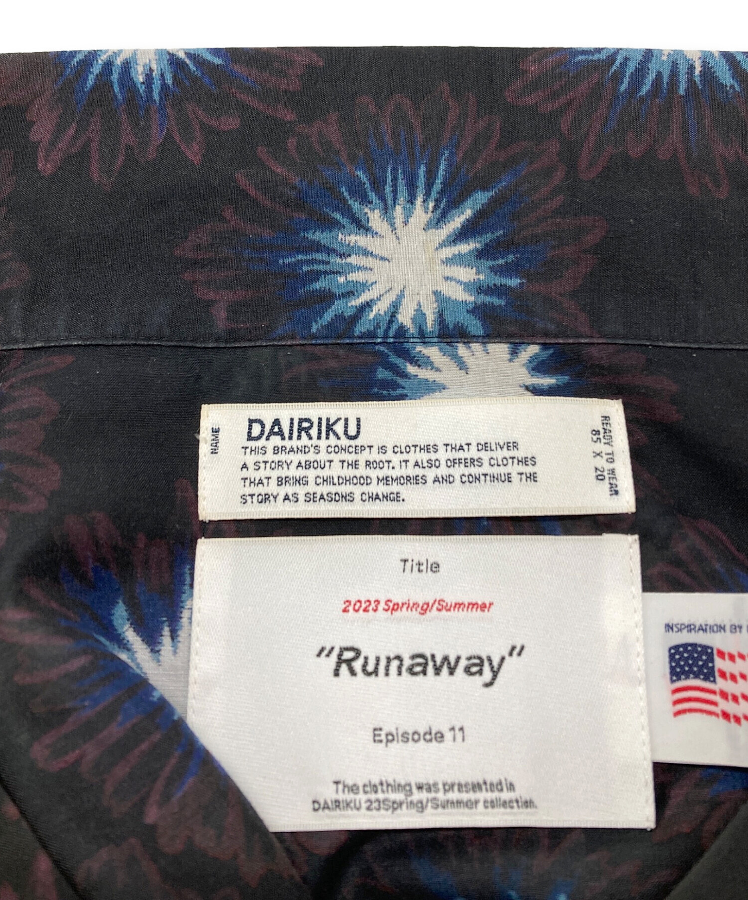 中古・古着通販】DAIRIKU (ダイリク) FLOWER ALOHA SHIRT/フラワー