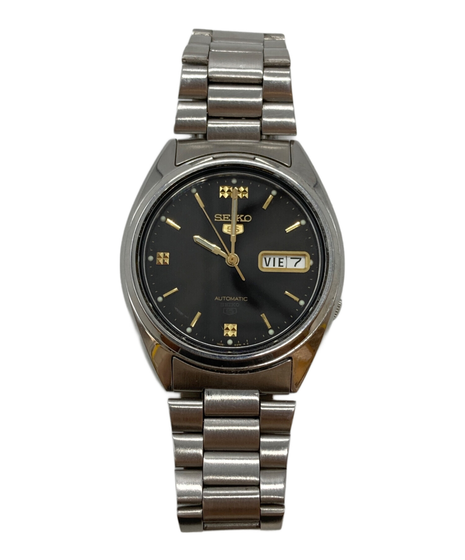中古・古着通販】SEIKO (セイコー) SEIKO 5/腕時計/ファイブ ブラック
