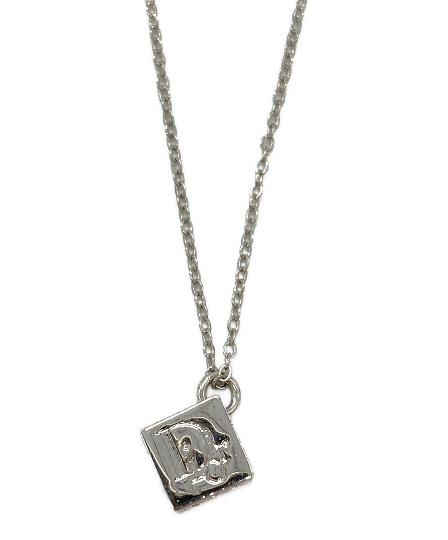 DIOR ネックレス シルバー 中古・古着通販】Christian Dior (クリスチャン ディオール) ダイス