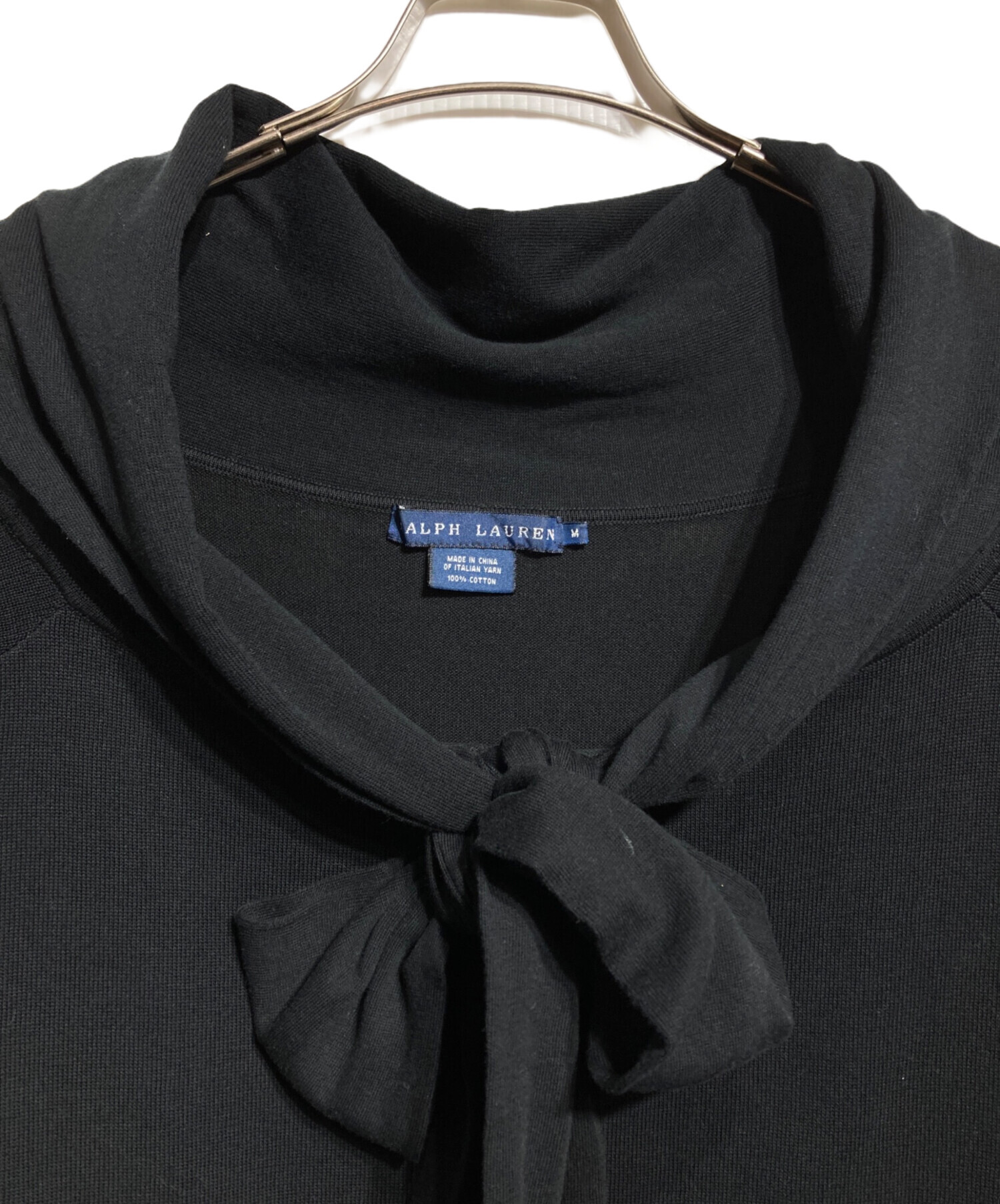 中古・古着通販】RALPH LAUREN (ラルフローレン) リボンデザインニット