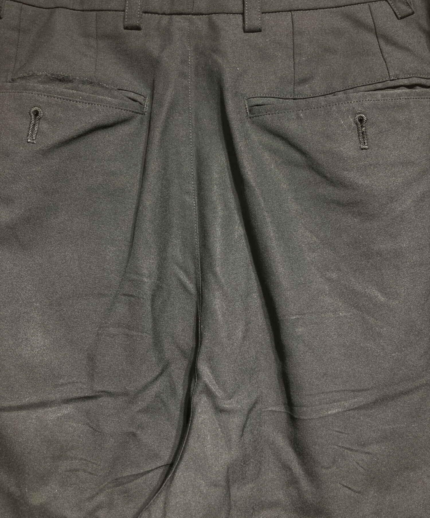 中古・古着通販】Cornier (コルニエ) ウールスラックス ブラック