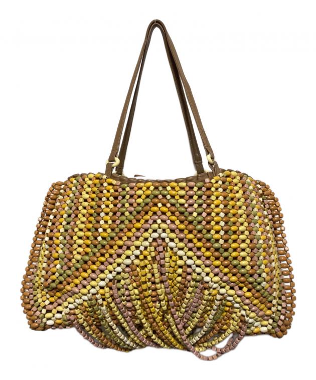 JAMIN PUECH　ハンドバッグ　 ビーズ　スパンコール　マルチカラー 中古・古着通販】JAMIN PUECH (ジャマンピュエッシュ) マルチカラー