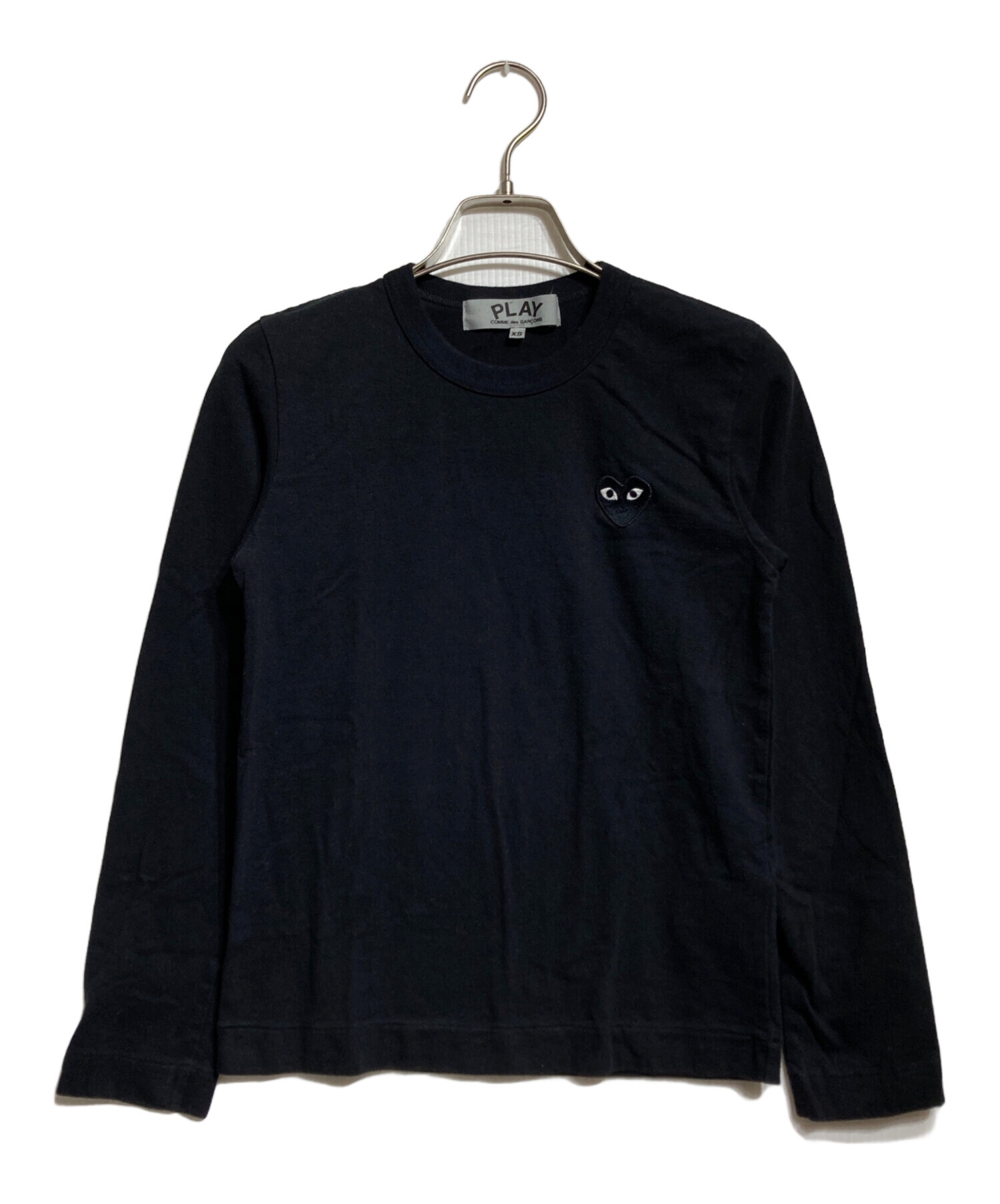 PLAY COMME de GARÇONS 長袖カットソー ドット ブラック L 中古・古着通販】PLAY COMME des GARCONS (プレイコムデギャルソン