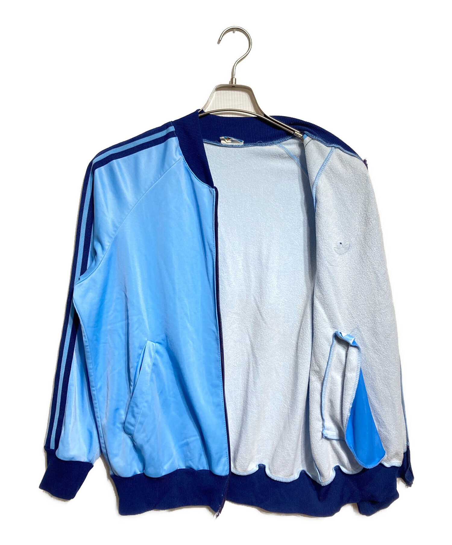 古着 70s アディダス ATP トラックジャケット ブルー ホワイト 青白③ 中古・古着通販】adidas Originals (アディダスオリジナル) 70'S ATP
