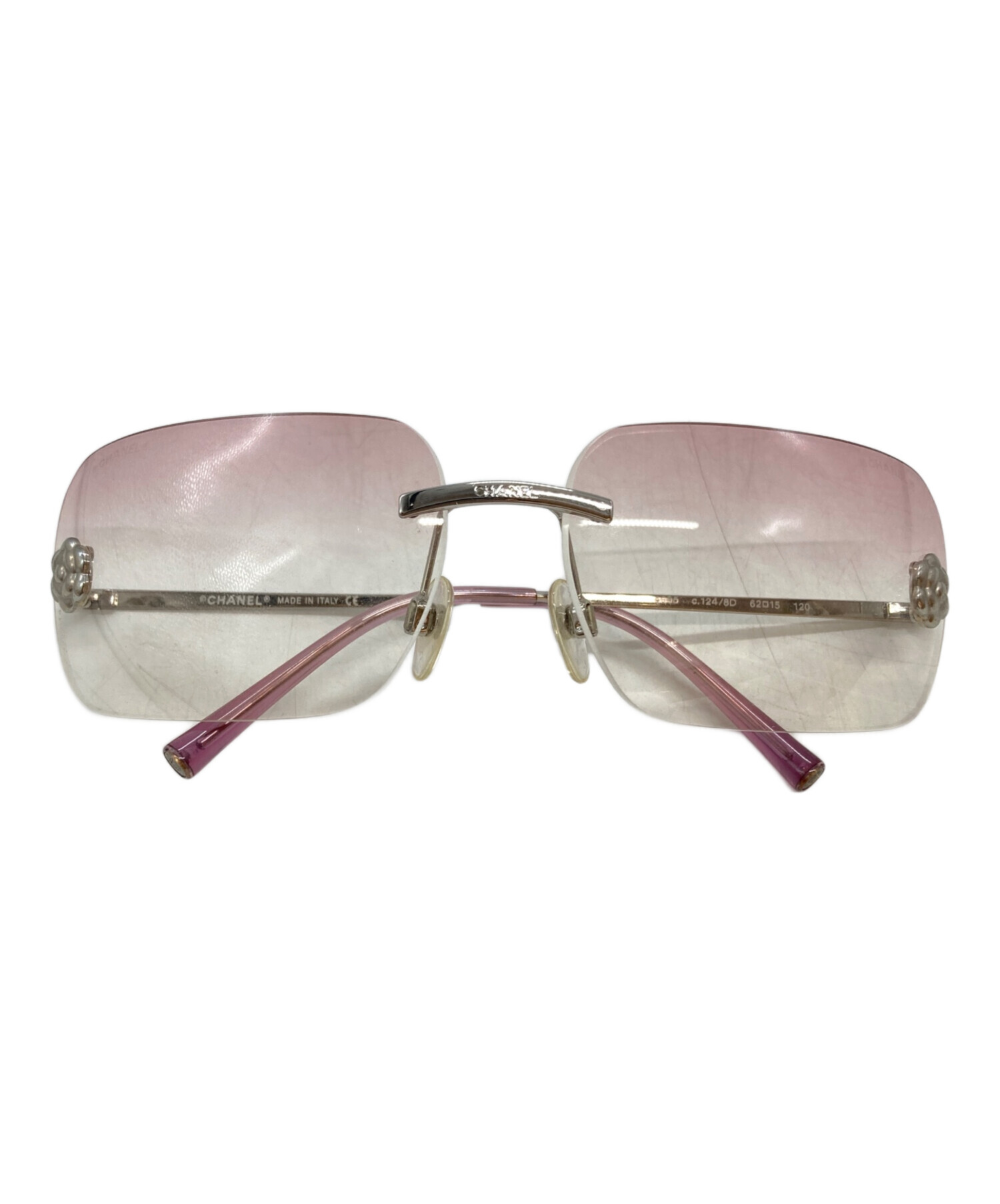 中古・古着通販】CHANEL (シャネル) サングラス/Sunglasses ピンク