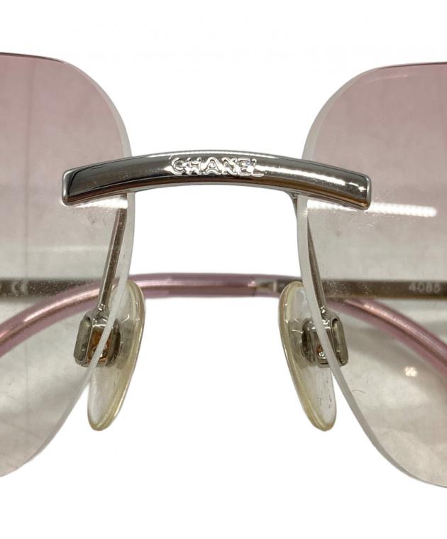 中古・古着通販】CHANEL (シャネル) サングラス/Sunglasses ピンク